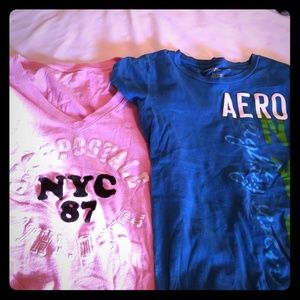 2 Aeropostale T-shirts